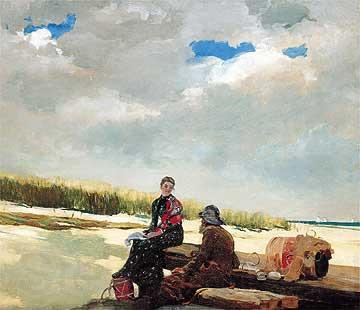 Winslow Homer Cloud Shadows Norge oil painting art